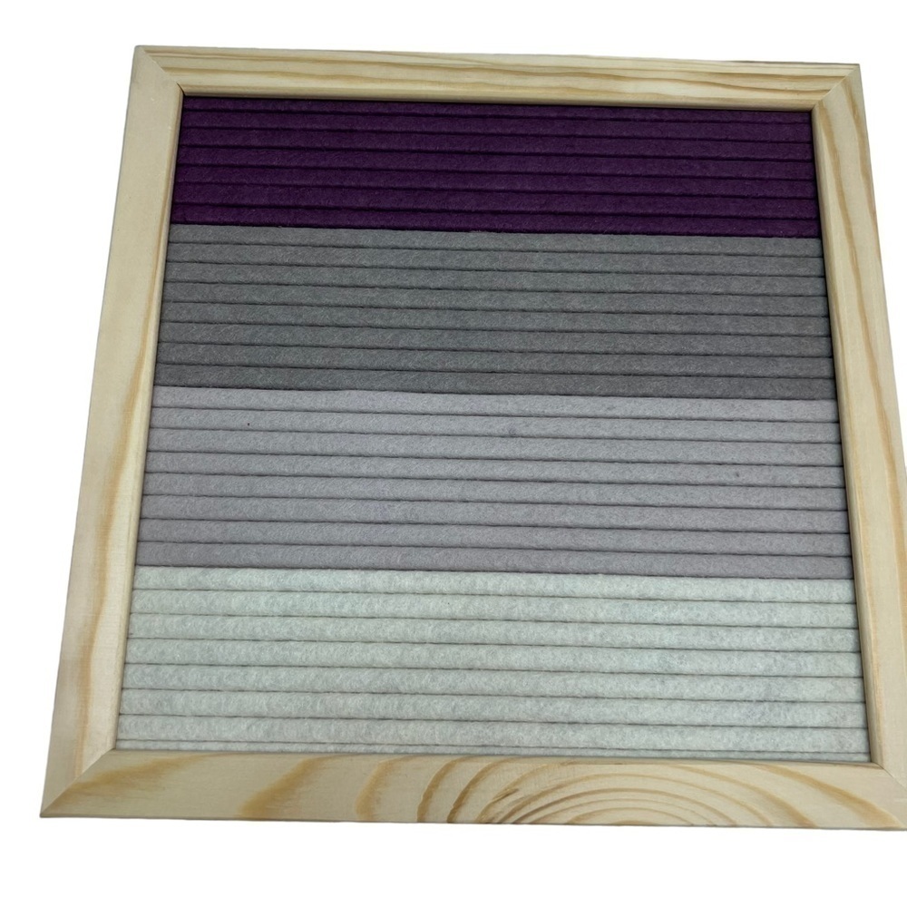 𝅺NWT XO, Sienna Felt Message Board Purple and Grey Gradient - Picture 4 of 5